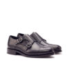 Double Monk Strap Leather sheos