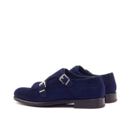 Blue Suede Leather Shoes