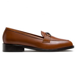 Tan Buckle Loafer