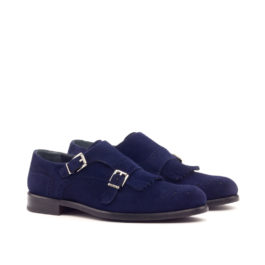 Blue Suede Leather Shoes