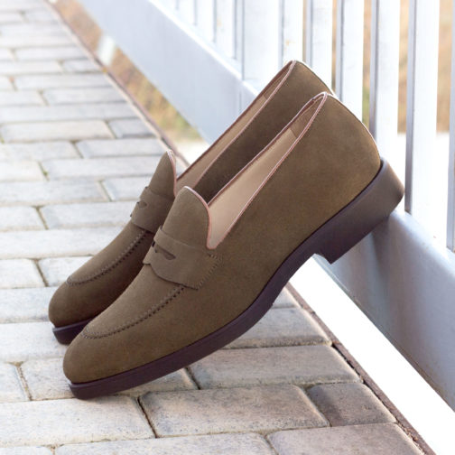 Khaki Lux Suede Loafer