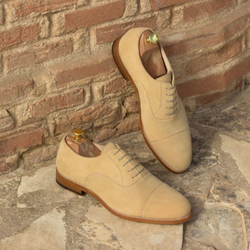 oxford leather suede light color