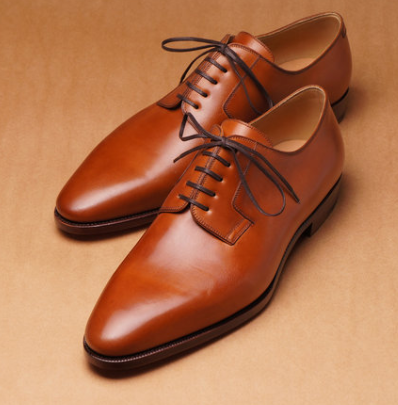 tan leather shoes plain brownmanshoes